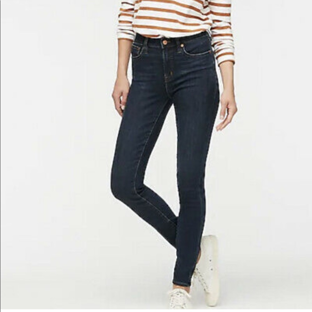 J.Crew high rise toothpick jean